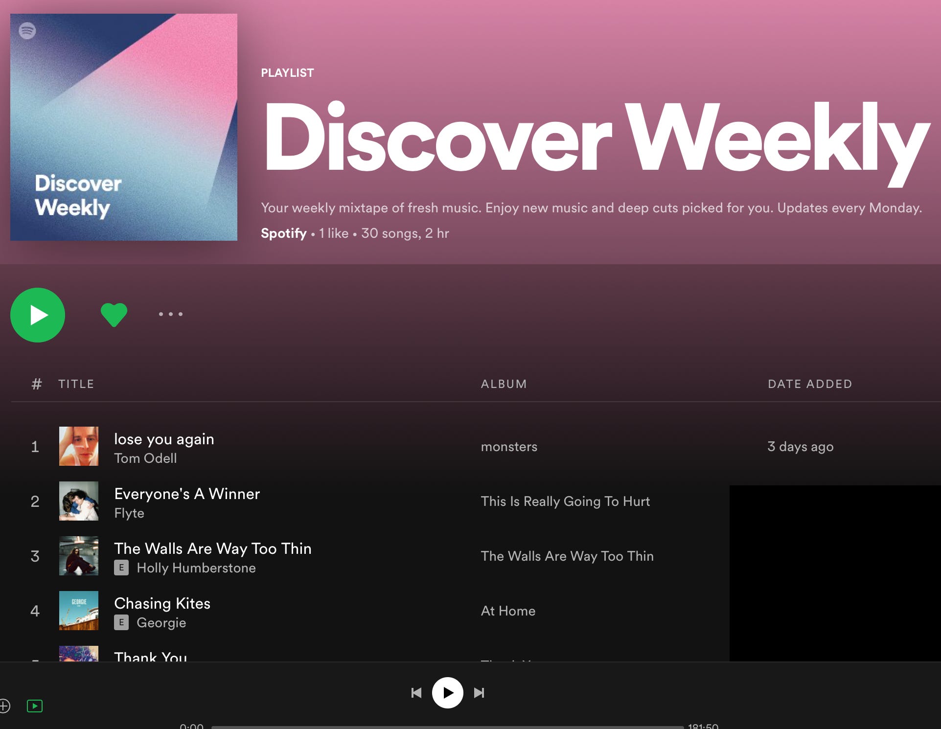 ​Discover Weekly