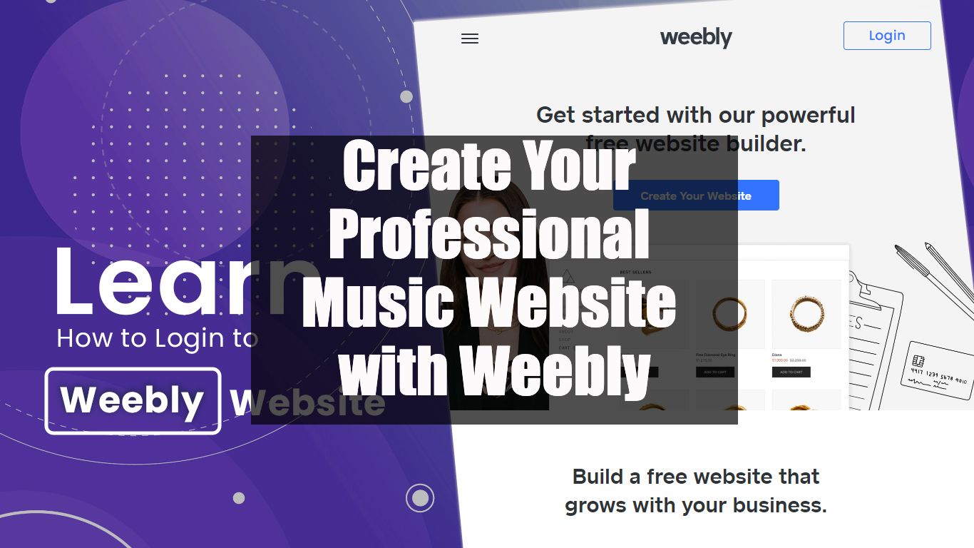Musicians Build Your Website With Weebly